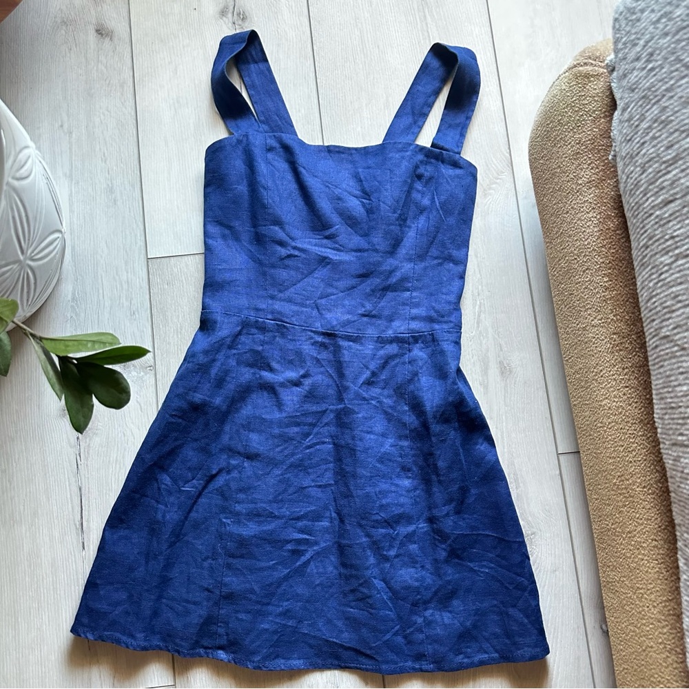 Reformation Blue Mini Dress